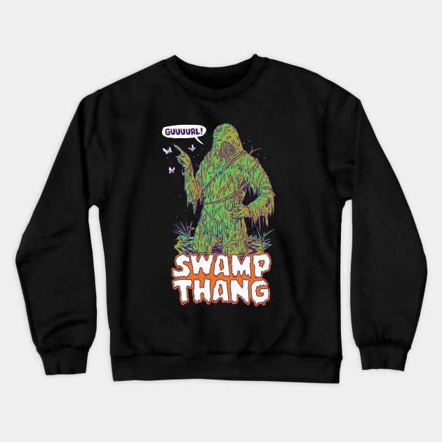 Swamp Thang Crewneck Sweatshirt by Hillary White Rabbit